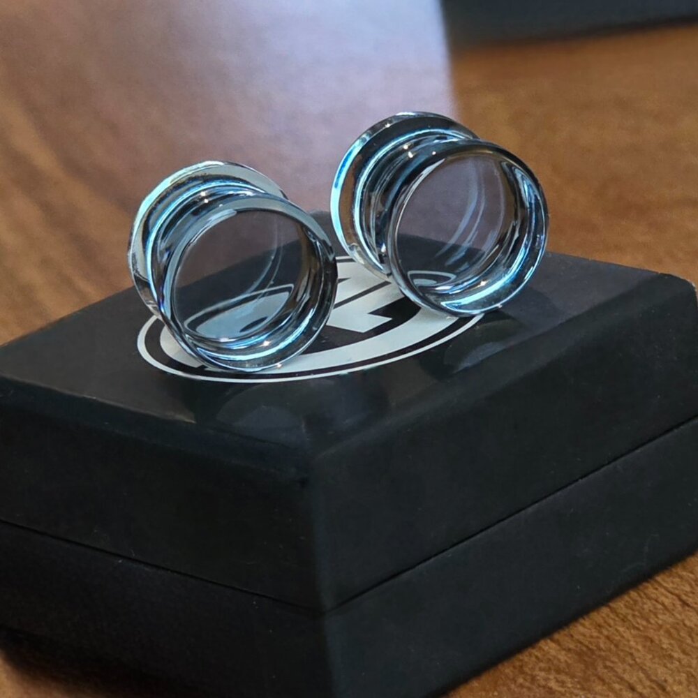 Gorilla Glass solid color plugs 1/2" 12.5mm - Picture 2 of 5